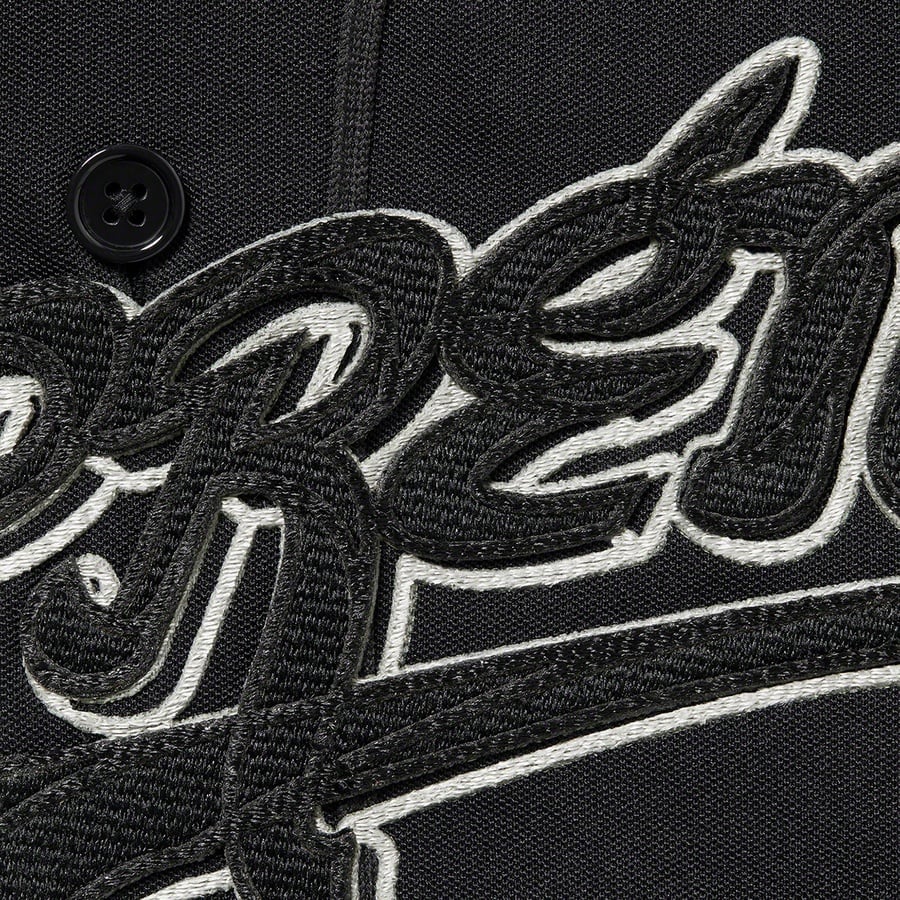Details on Baseball Jersey Hooded Sweatshirt Black from spring summer 2022 (Price is $188)