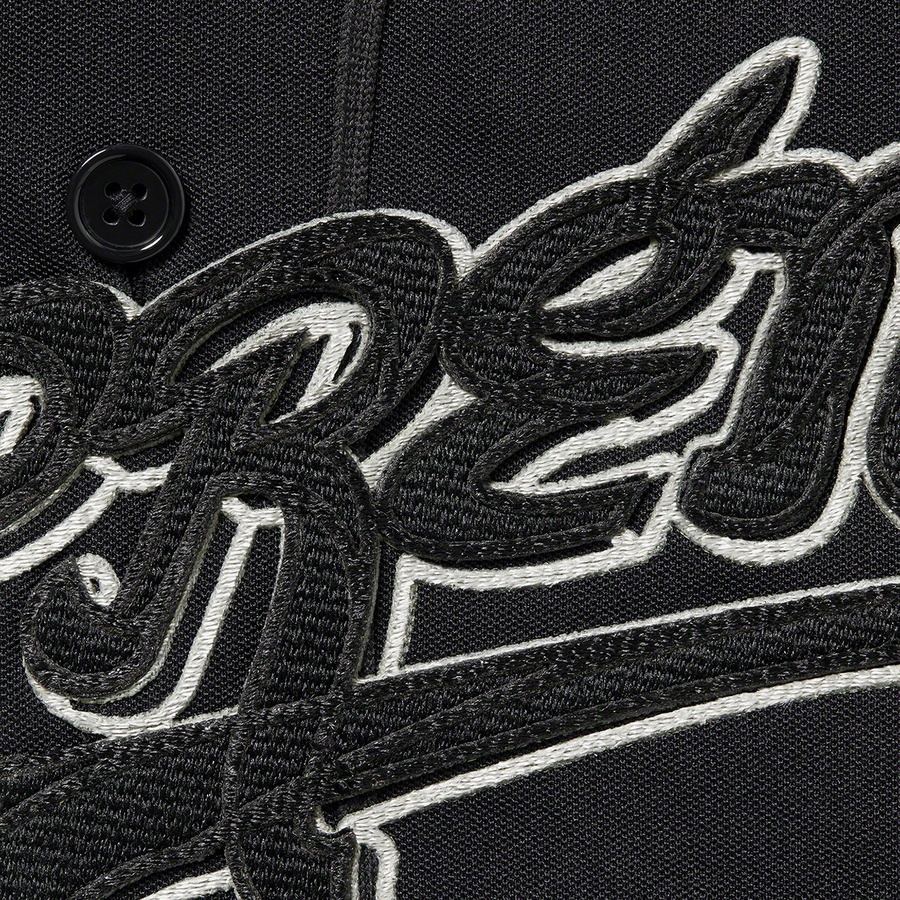 Details on Baseball Jersey Hooded Sweatshirt Black from spring summer
                                                    2022 (Price is $188)