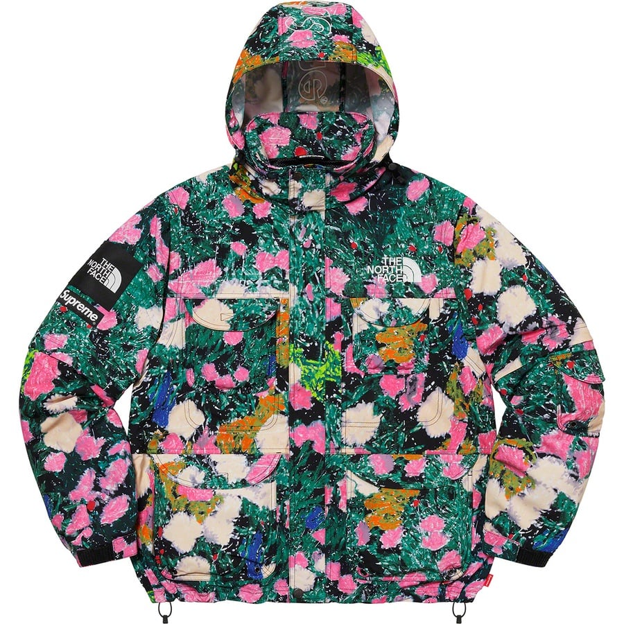 Details on Supreme The North Face Trekking Convertible Jacket Flowers from spring summer 2022 (Price is $298)
