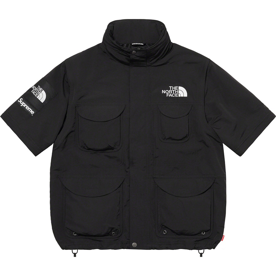 Details on Supreme The North Face Trekking Convertible Jacket Black from spring summer 2022 (Price is $298)