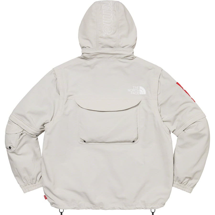 Details on Supreme The North Face Trekking Convertible Jacket Stone from spring summer
                                                    2022 (Price is $298)