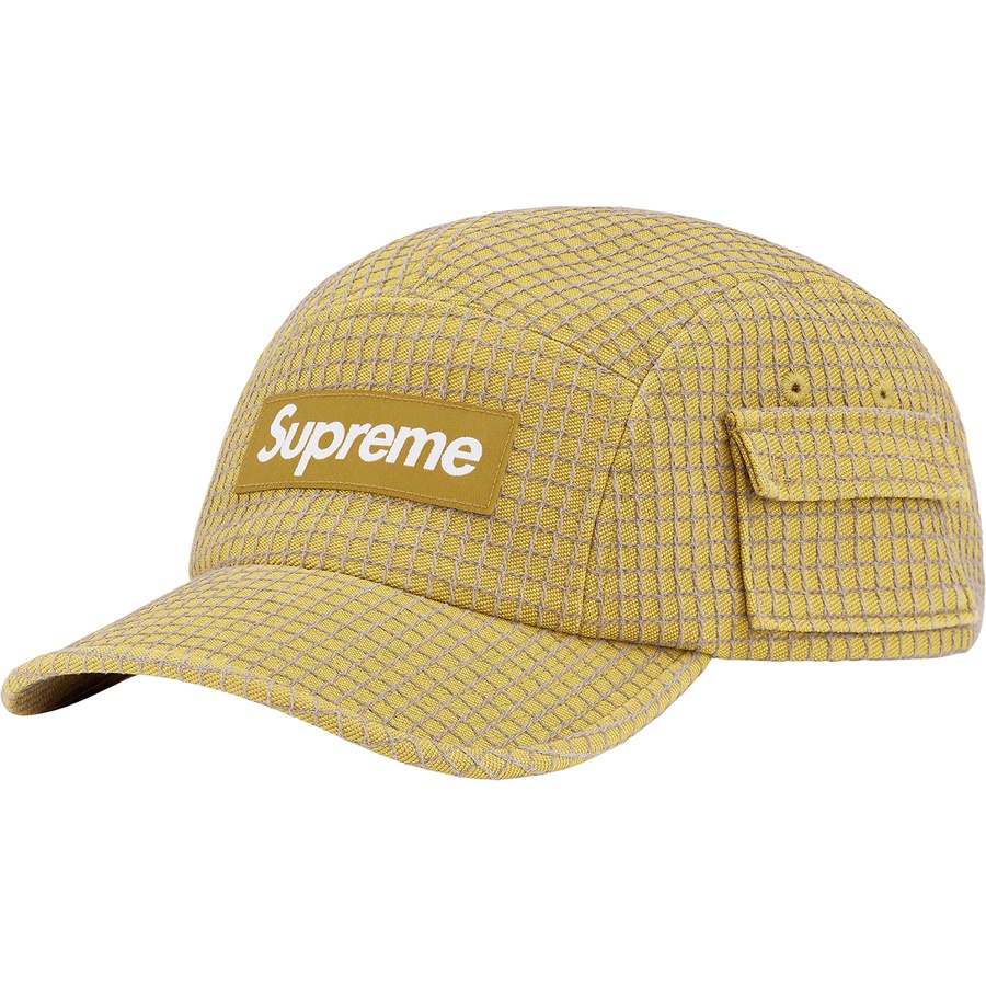 Details on Denim Ripstop Camp Cap Yellow from spring summer
                                                    2022 (Price is $48)