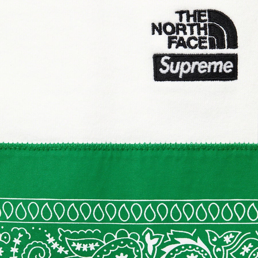 Details on Supreme The North Face Bandana Sweatpant White from spring summer
                                                    2022 (Price is $148)