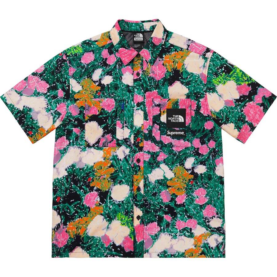 Details on Supreme The North Face Trekking S S Shirt Flowers from spring summer
                                                    2022 (Price is $118)