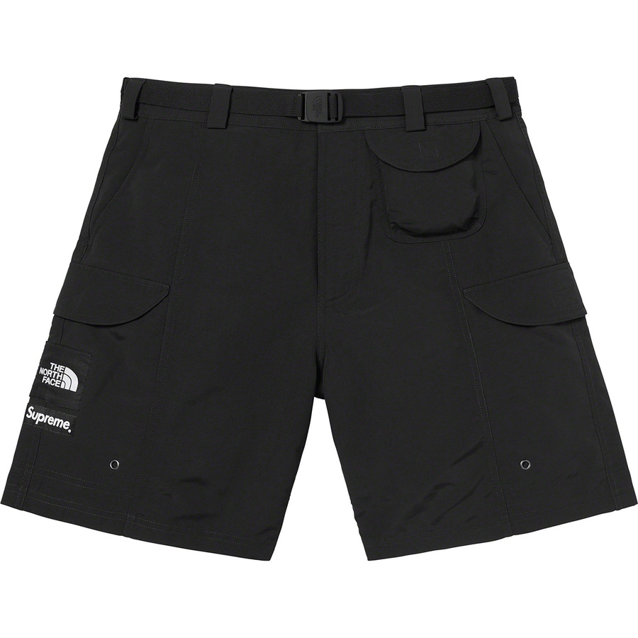 Details on Supreme The North Face Trekking Packable Belted Short Black from spring summer 2022 (Price is $118)