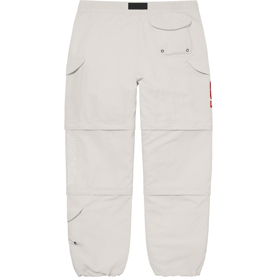 Details on Supreme The North Face Trekking Zip-Off Belted Pant Stone from spring summer 2022 (Price is $198)
