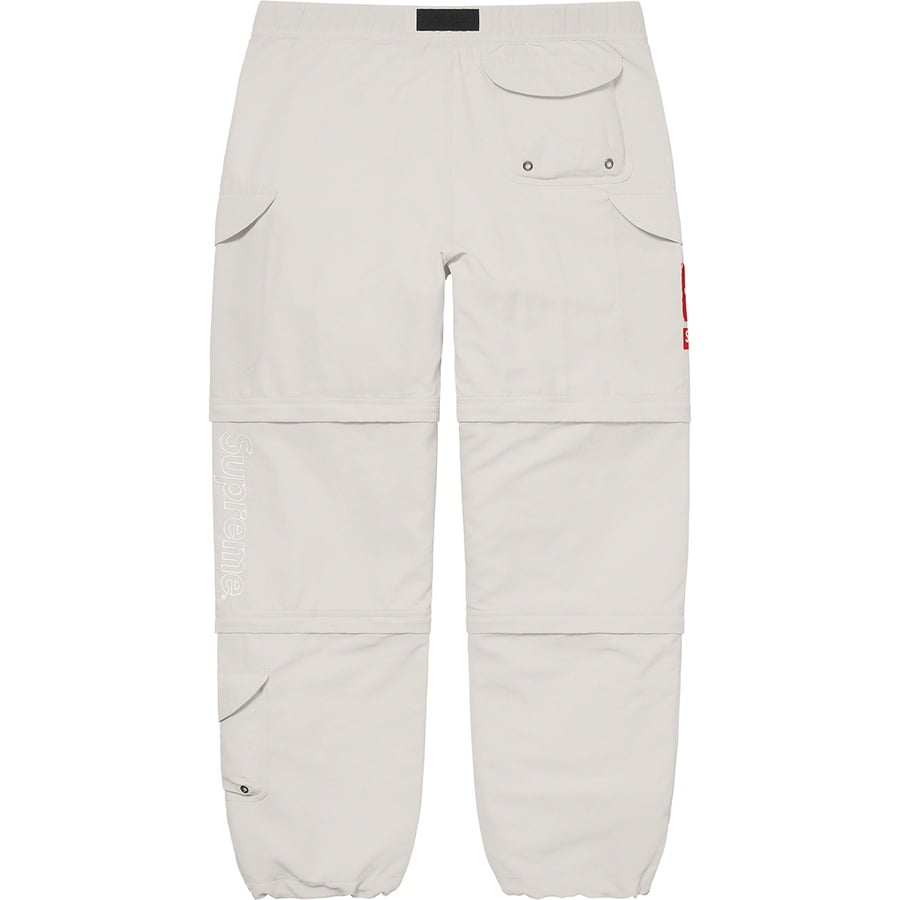 Details on Supreme The North Face Trekking Zip-Off Belted Pant Stone from spring summer
                                                    2022 (Price is $198)