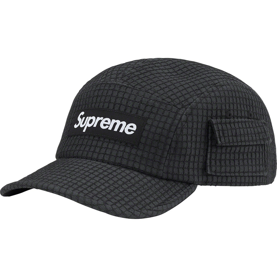 Details on Denim Ripstop Camp Cap Black from spring summer
                                                    2022 (Price is $48)