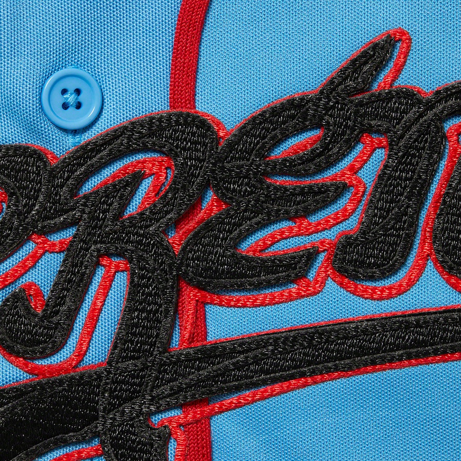 Details on Baseball Jersey Hooded Sweatshirt Light Blue from spring summer
                                                    2022 (Price is $188)