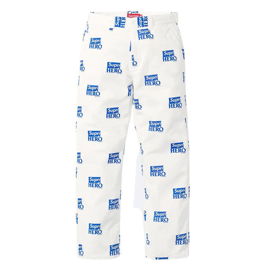 Supreme Spellout Track Pant White - SS21 Men's - US
