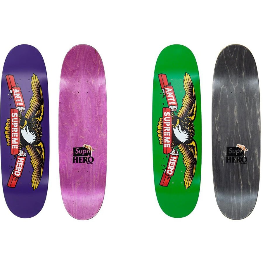 Supreme Supreme ANTIHERO Curbs Skateboard releasing on Week 17 for spring summer 22