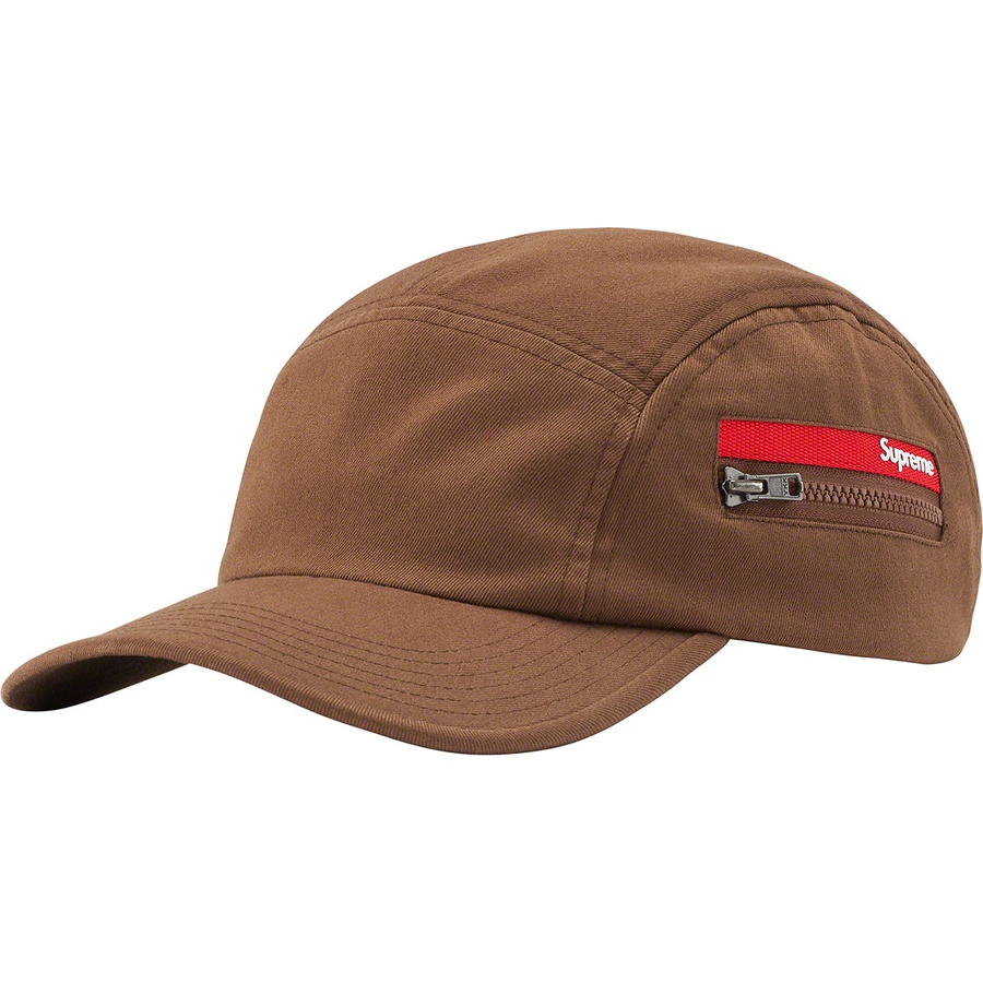 Details on Zip Pocket Camp Cap Light Brown from spring summer
                                                    2022 (Price is $48)