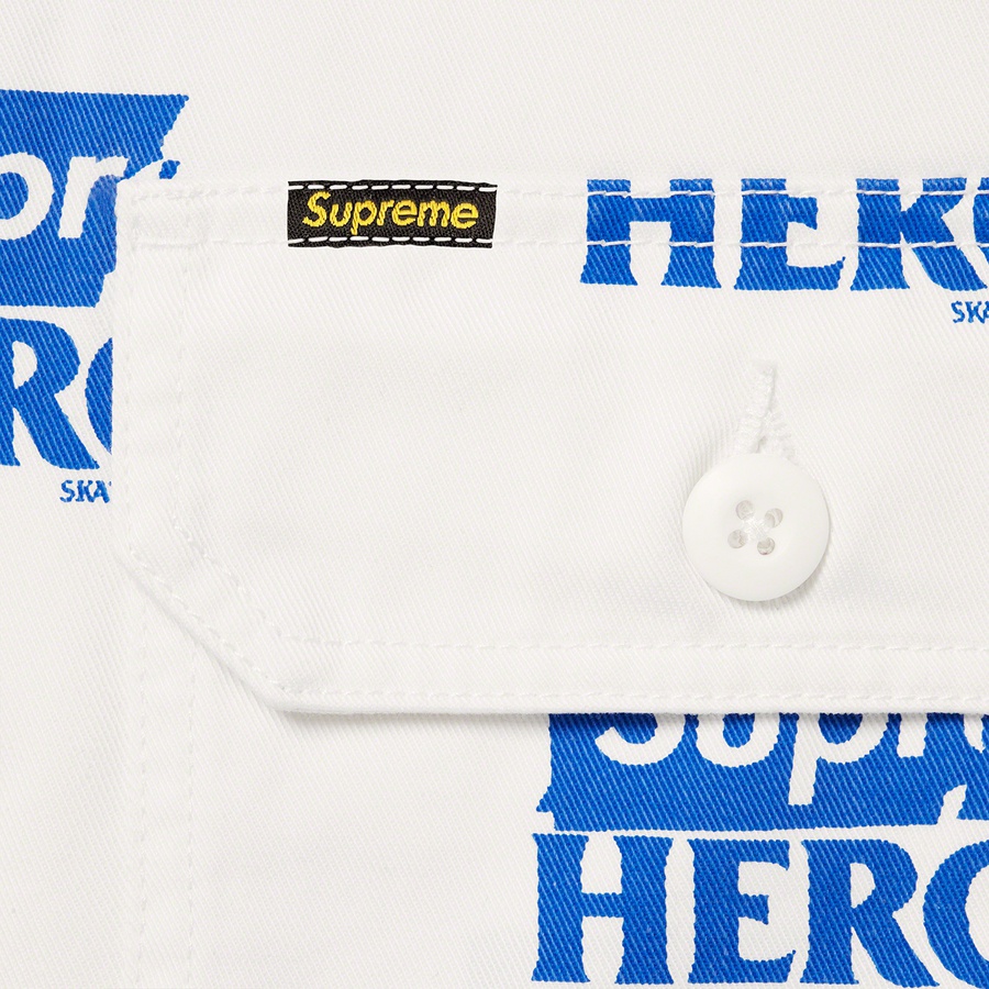 Details on Supreme ANTIHERO Work Jacket White from spring summer 2022 (Price is $188)