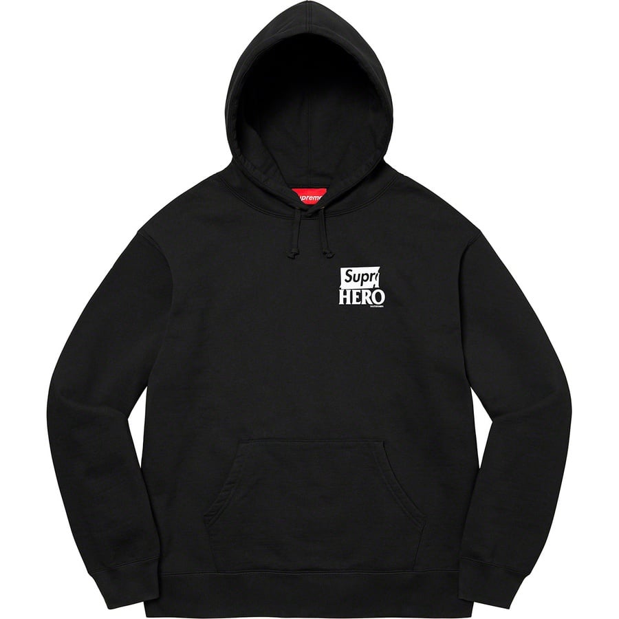 Details on Supreme ANTIHERO Hooded Sweatshirt Black from spring summer
                                                    2022 (Price is $168)