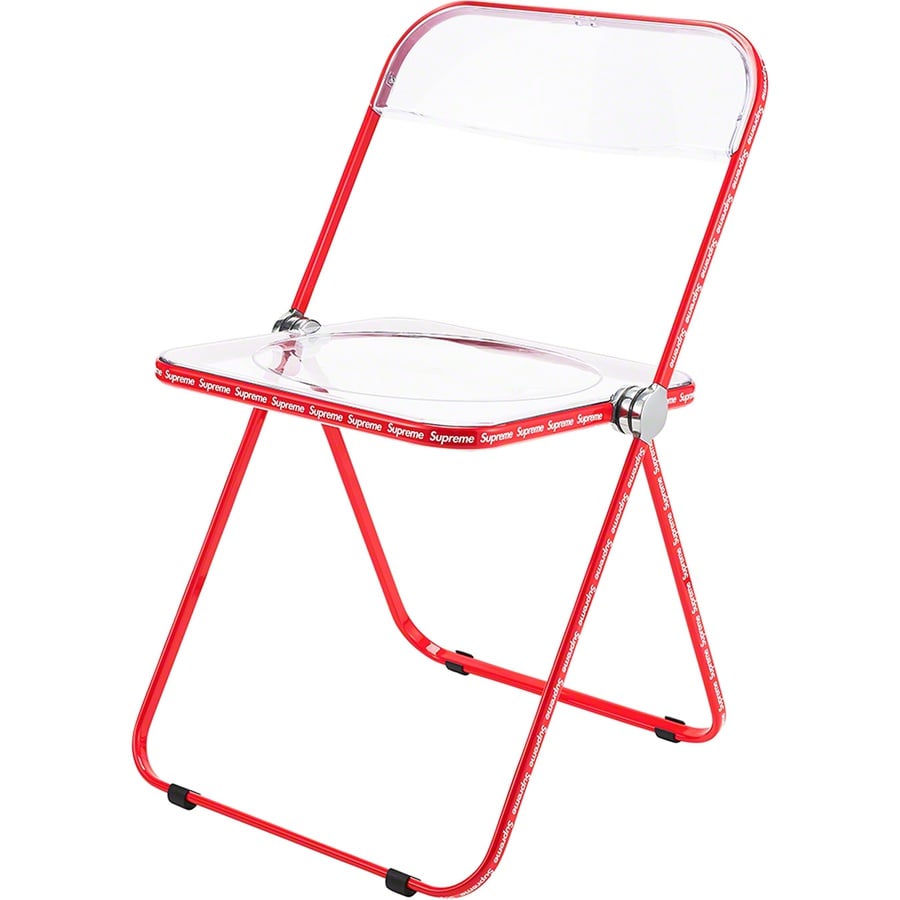 Details on Supreme Anonima Castelli Plia Chair Red from spring summer
                                                    2022 (Price is $348)