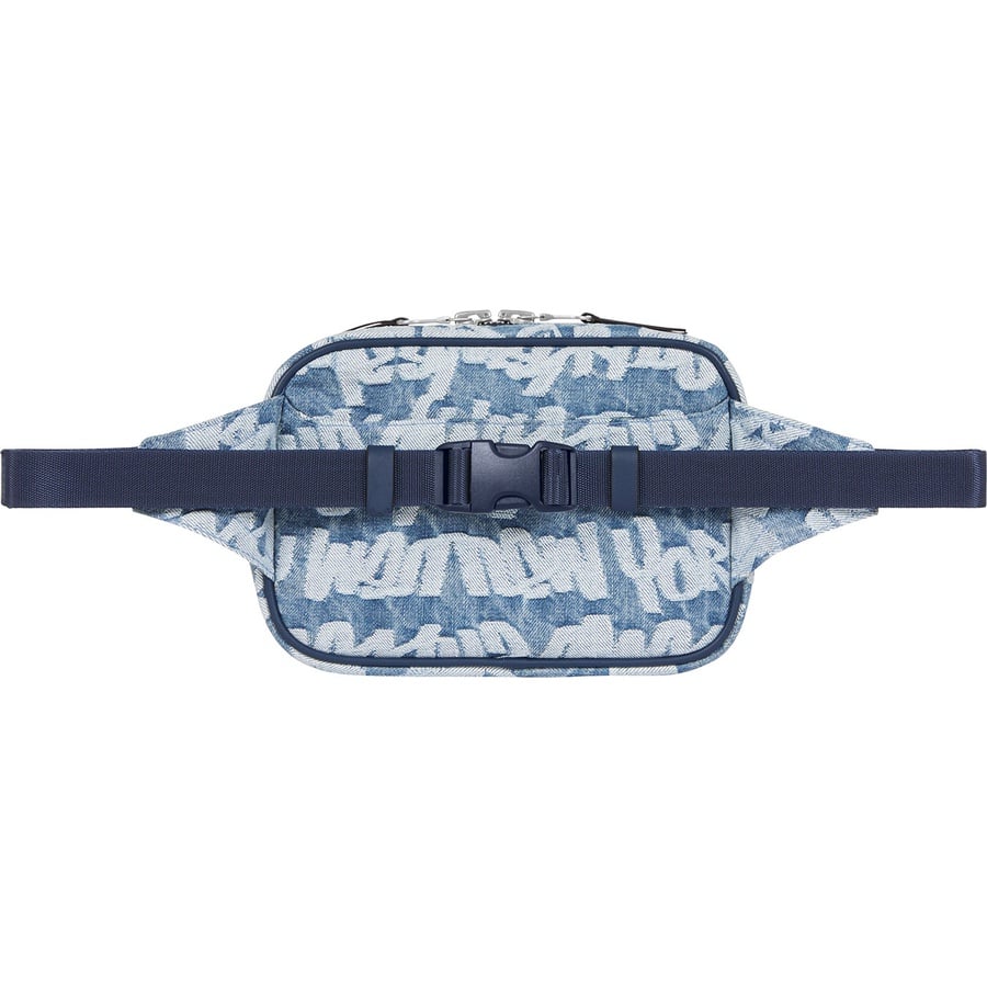 Details on Fat Tip Jacquard Denim Waist Bag Blue from spring summer
                                                    2022 (Price is $110)