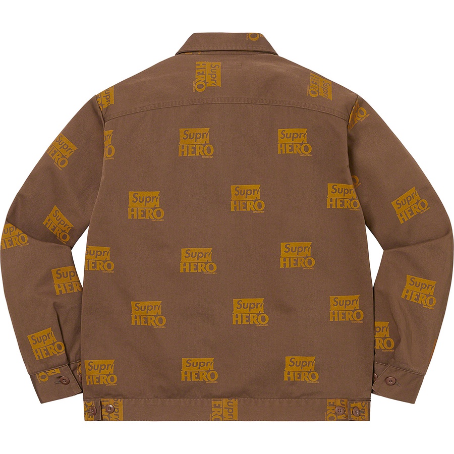 Details on Supreme ANTIHERO Work Jacket Brown from spring summer
                                                    2022 (Price is $188)