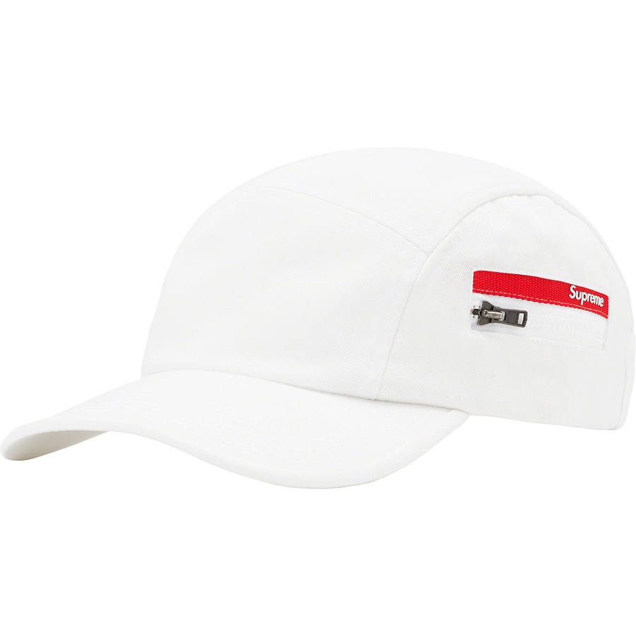 Details on Zip Pocket Camp Cap White from spring summer
                                                    2022 (Price is $48)