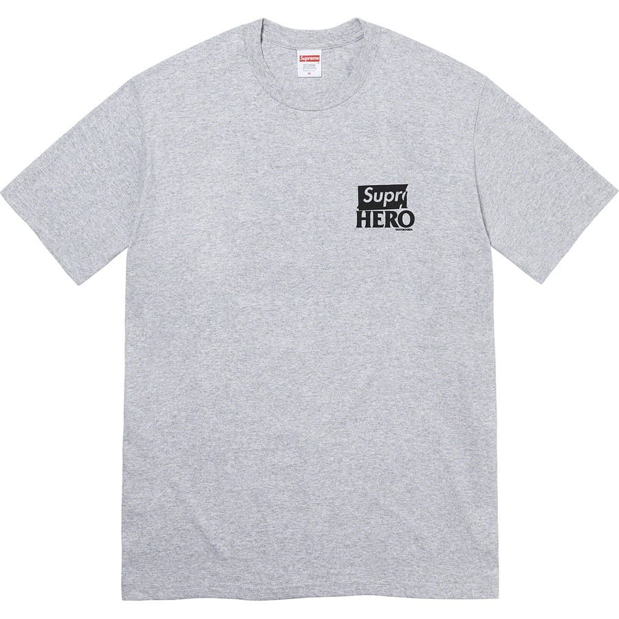 Details on Supreme ANTIHERO Dog Tee Heather Grey from spring summer
                                                    2022 (Price is $44)