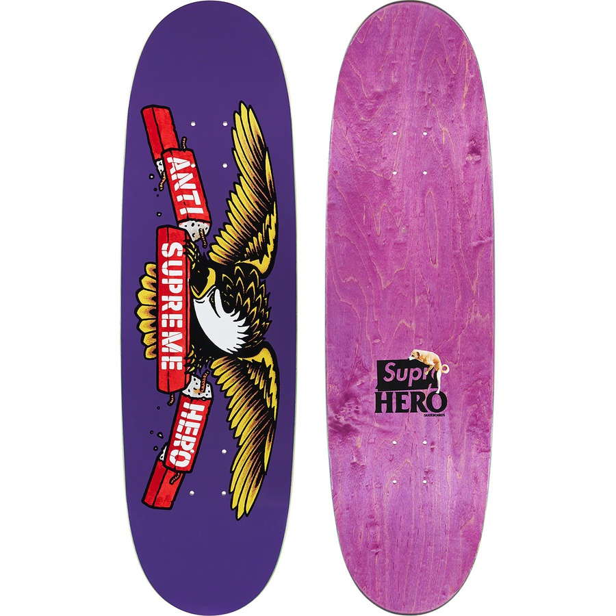 Details on Supreme ANTIHERO Curbs Skateboard Purple - 9.125" x 32" from spring summer
                                                    2022 (Price is $68)