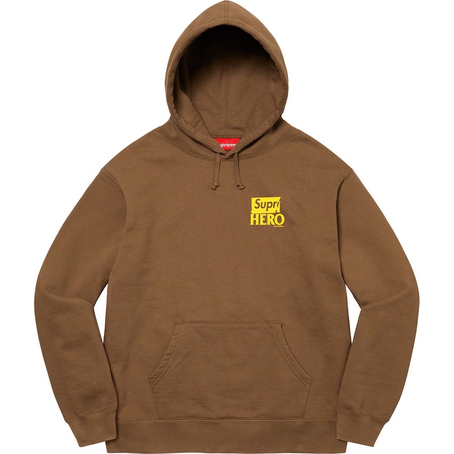 Details on Supreme ANTIHERO Hooded Sweatshirt Brown from spring summer
                                                    2022 (Price is $168)