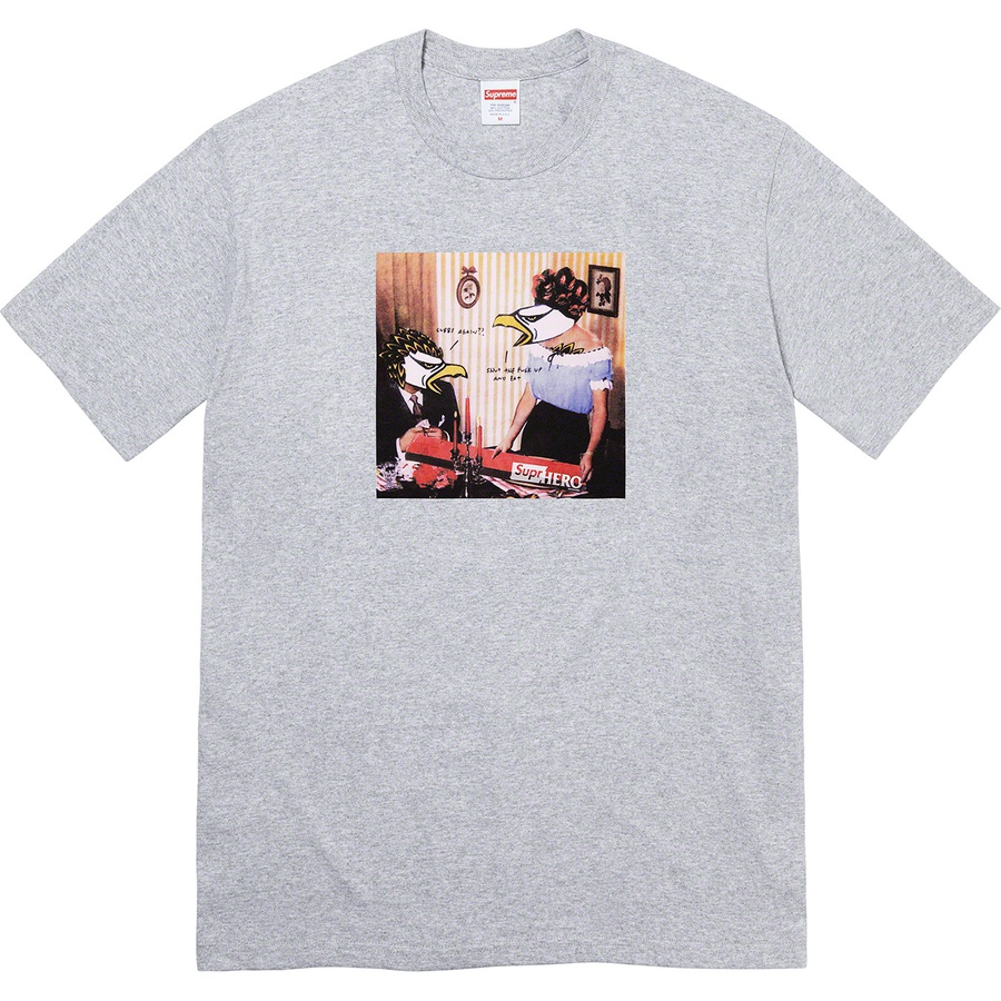 Details on Supreme ANTIHERO Curbs Tee Heather Grey from spring summer 2022 (Price is $44)