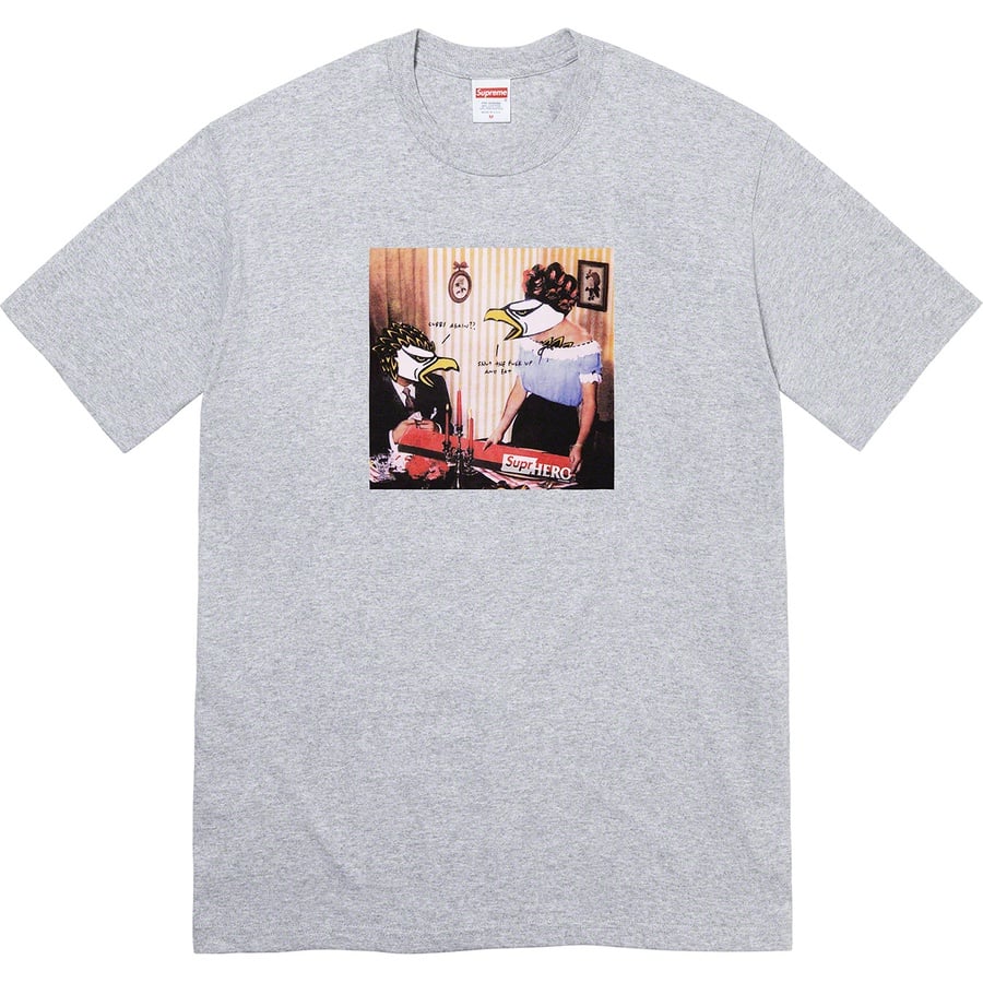 Details on Supreme ANTIHERO Curbs Tee Heather Grey from spring summer
                                                    2022 (Price is $44)