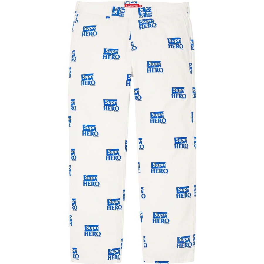 Details on Supreme ANTIHERO Work Pant White from spring summer
                                                    2022 (Price is $138)