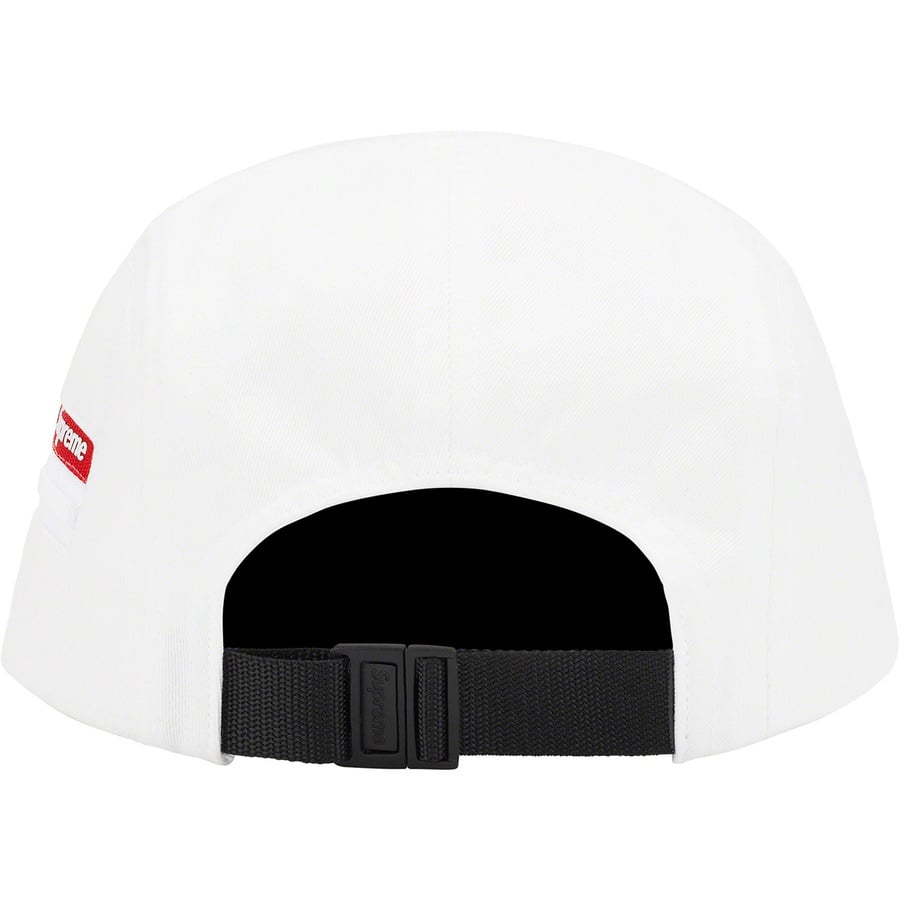 Supreme Zip Pocket Camp Cap (SS22) - White - $48