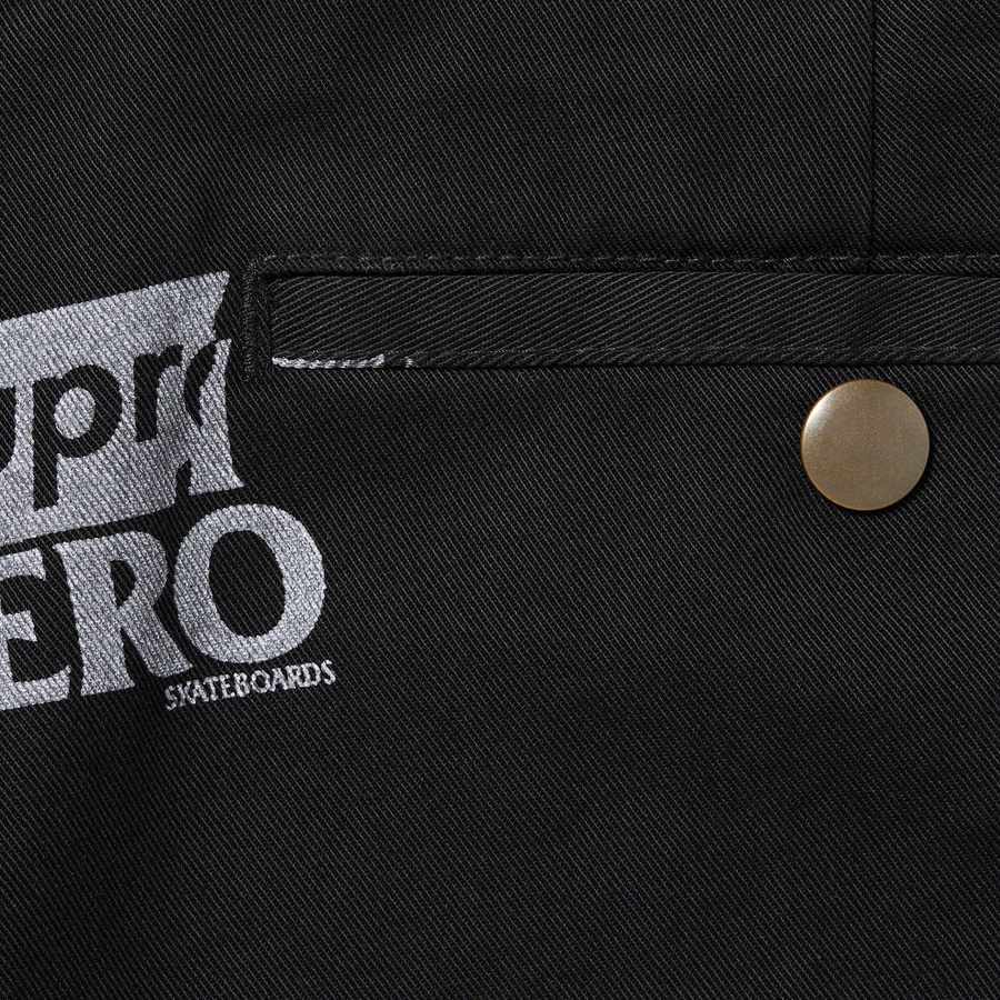 Details on Supreme ANTIHERO Work Pant Black from spring summer 2022 (Price is $138)