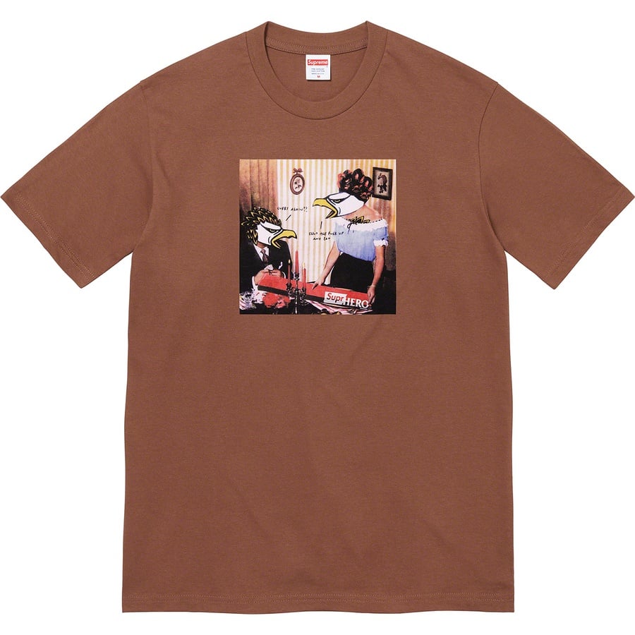 Details on Supreme ANTIHERO Curbs Tee Brown from spring summer 2022 (Price is $44)