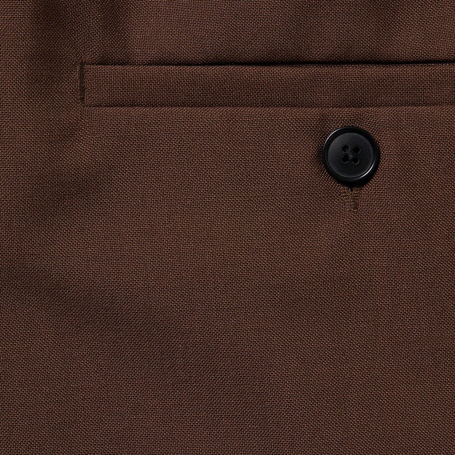 Supreme Pleated Trouser (SS22) - Brown - $168
