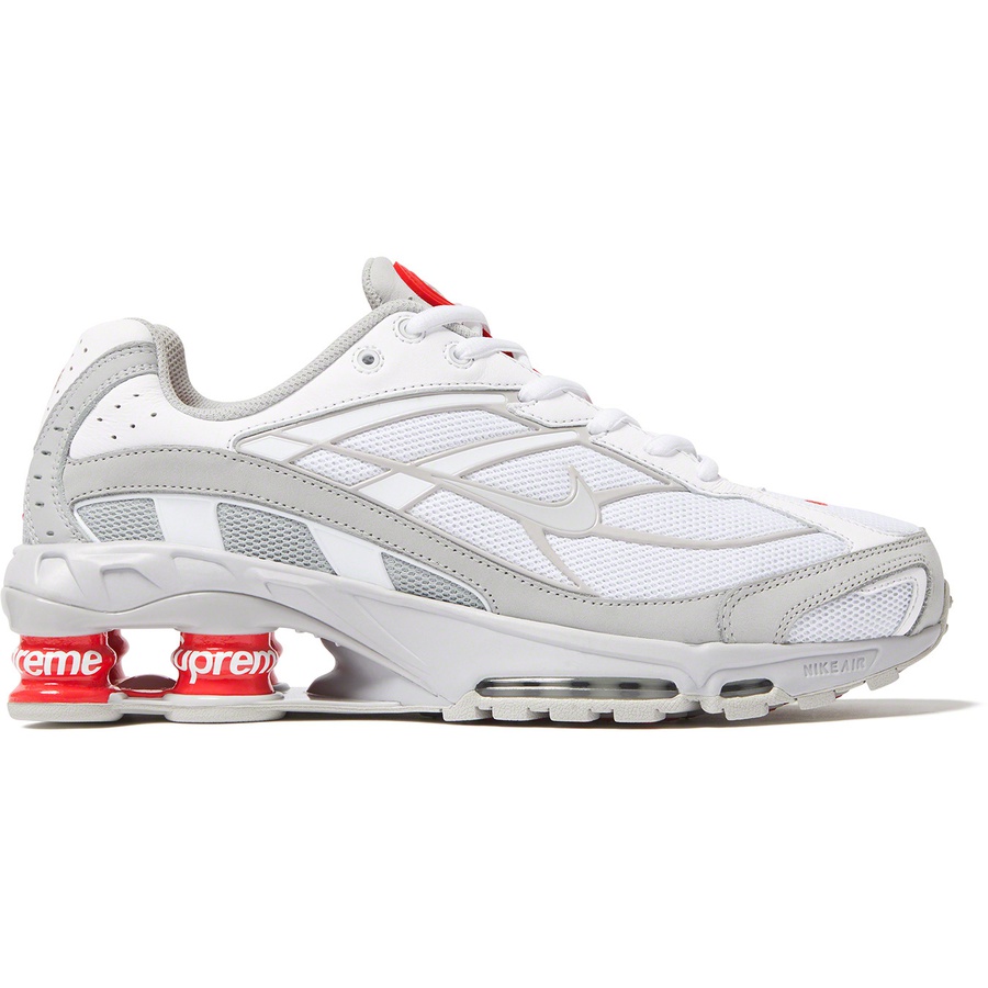 Details on Supreme Nike Shox Ride 2 White from spring summer 2022 (Price is $188)