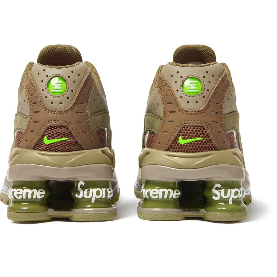 Details on Supreme Nike Shox Ride 2 Olive from spring summer
                                                    2022 (Price is $188)