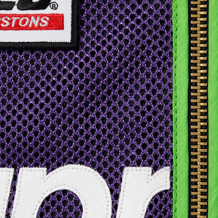 Details on Supreme Vanson Leathers Cordura Mesh Jacket Purple from spring summer 2022 (Price is $898)