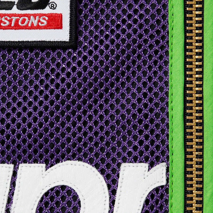 Details on Supreme Vanson Leathers Cordura Mesh Jacket Purple from spring summer
                                                    2022 (Price is $898)