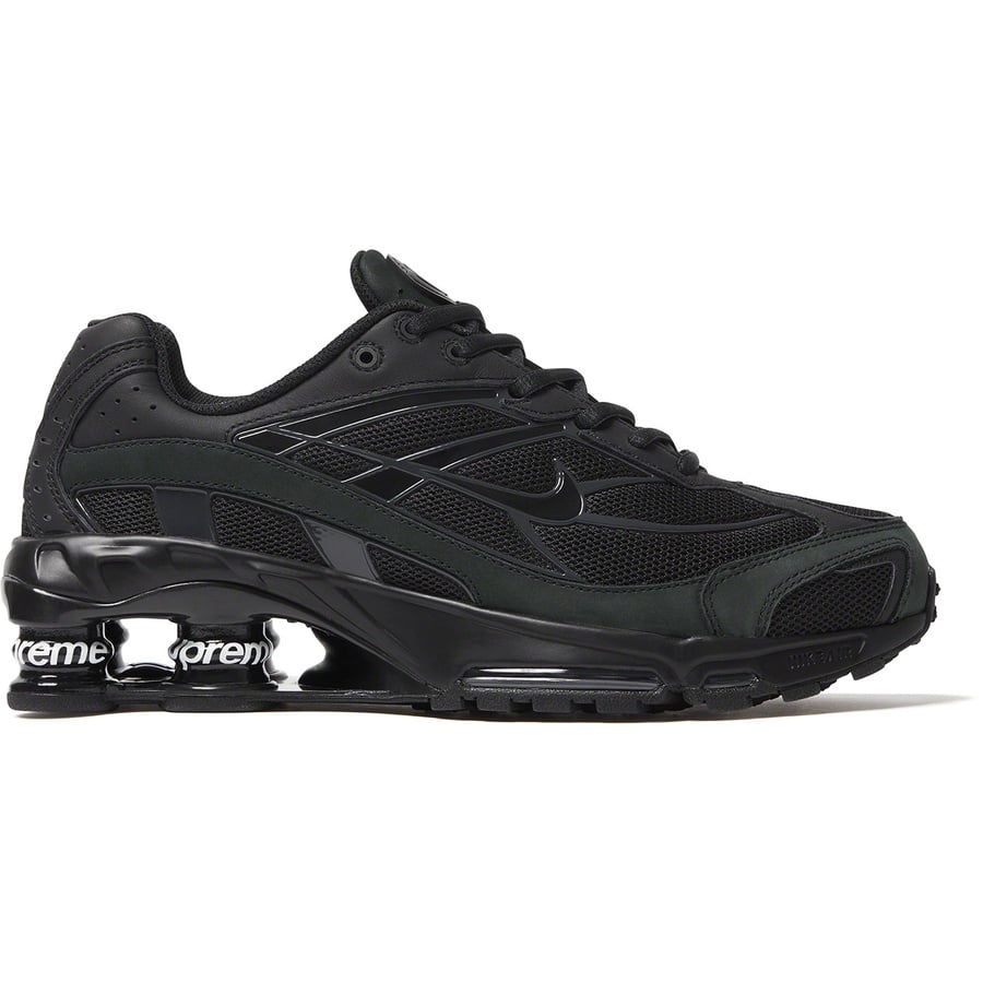 Details on Supreme Nike Shox Ride 2 Black from spring summer 2022 (Price is $188)