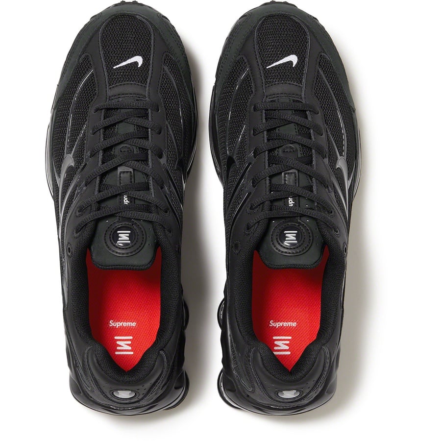 Details on Supreme Nike Shox Ride 2 Black from spring summer
                                                    2022 (Price is $188)