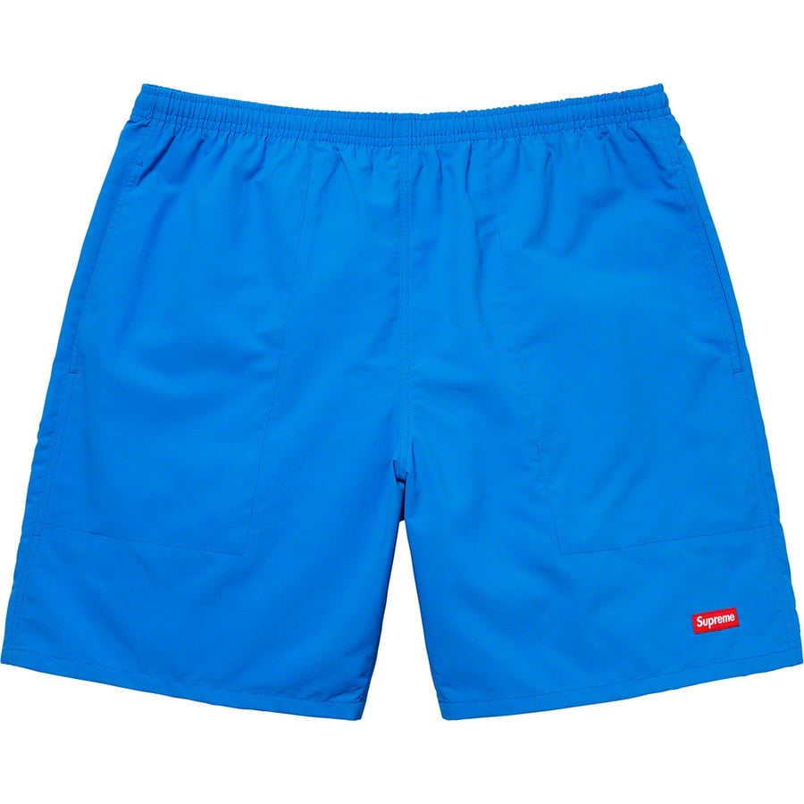 Details on Nylon Water Short Blue from spring summer 2022 (Price is $110)