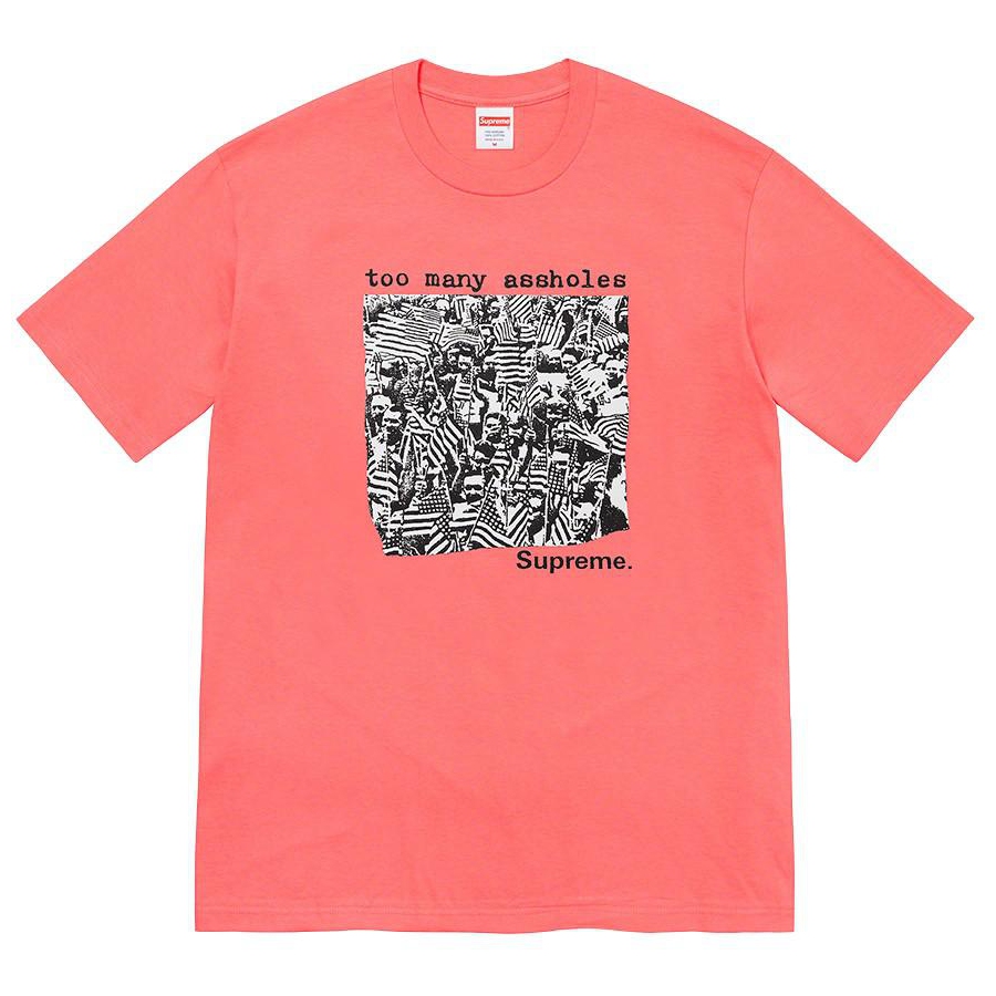 Supreme Too Many Assholes Tee releasing on Week 19 for spring summer 2022