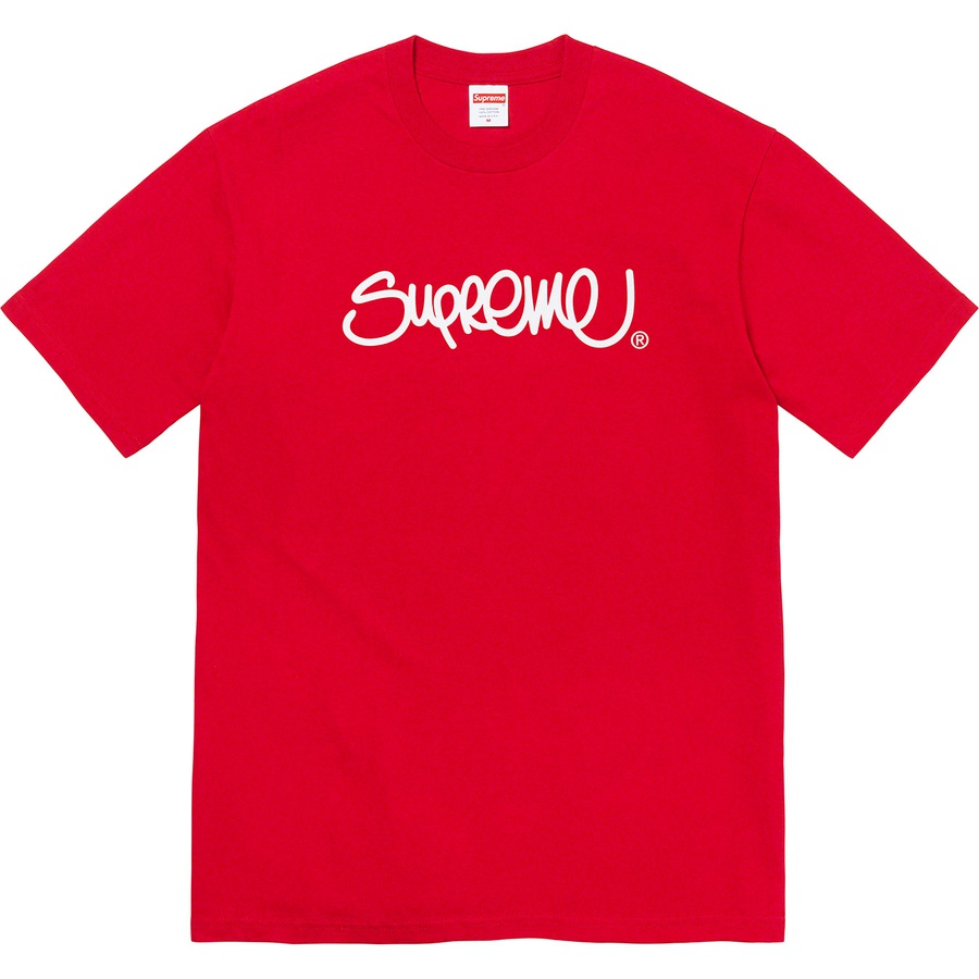 Details on Handstyle Tee Red from spring summer
                                                    2022 (Price is $40)