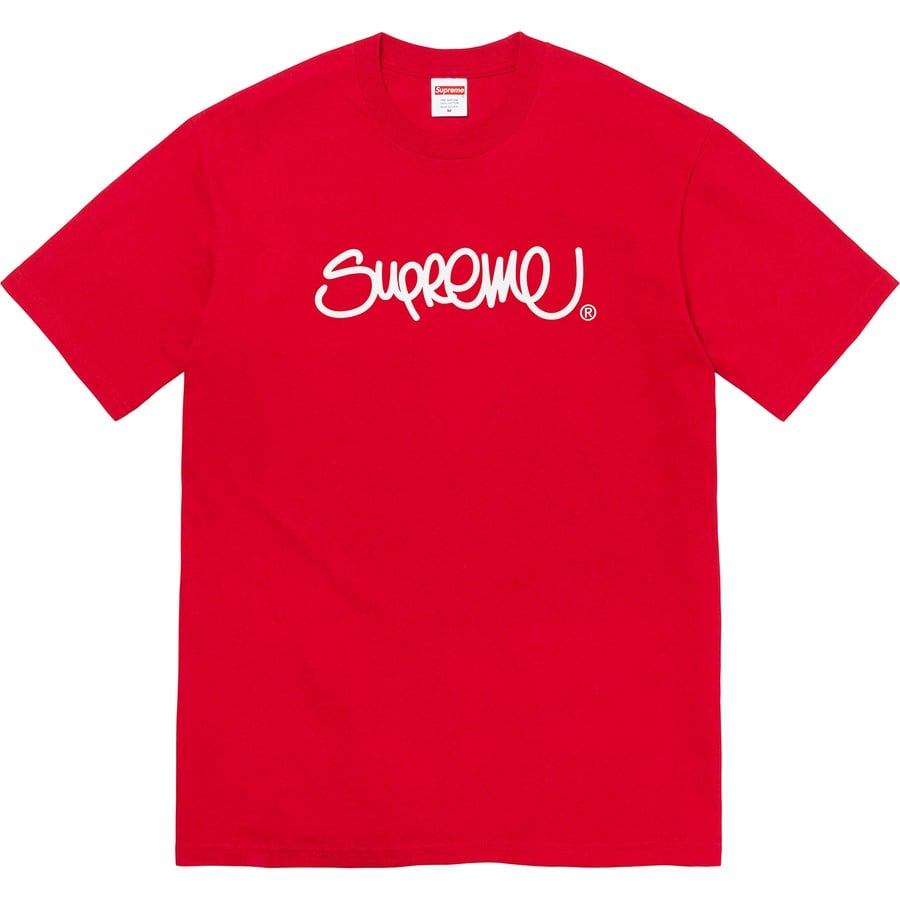 Details on Handstyle Tee Red from spring summer
                                                    2022 (Price is $40)