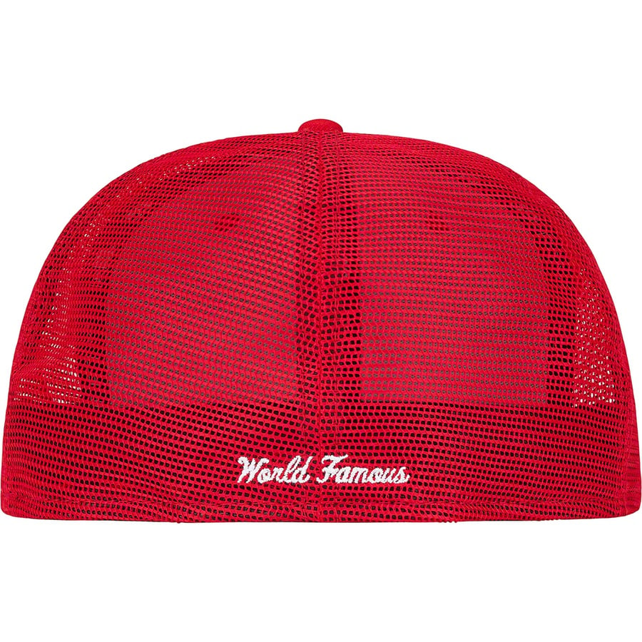 Details on Box Logo Mesh Back New Era Red from spring summer
                                                    2022 (Price is $48)