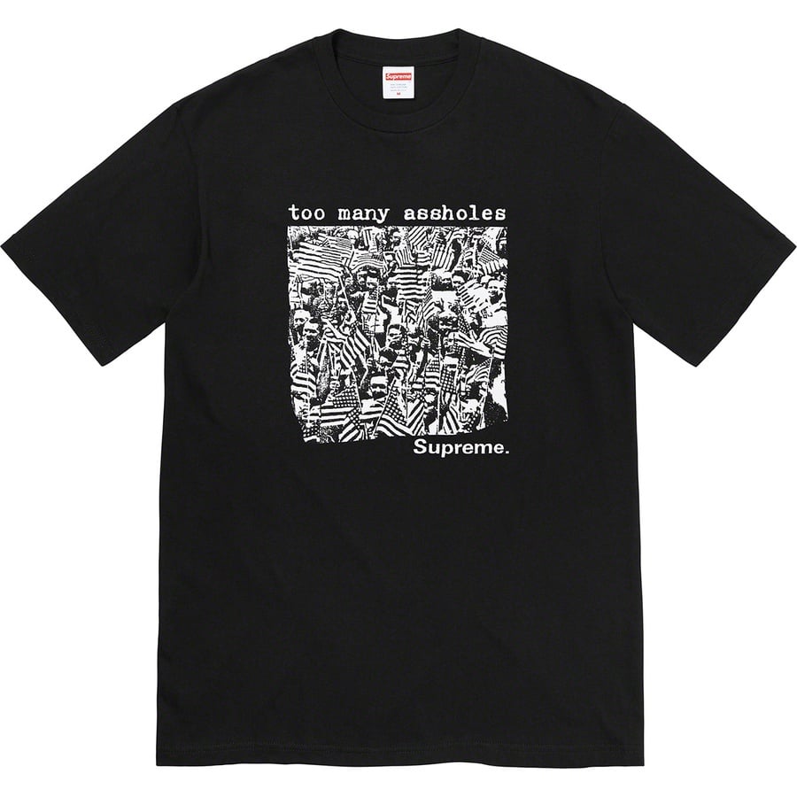 Details on Too Many Assholes Tee Black from spring summer
                                                    2022 (Price is $40)