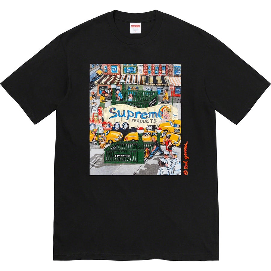 Details on Manhattan Tee Black from spring summer
                                                    2022 (Price is $40)