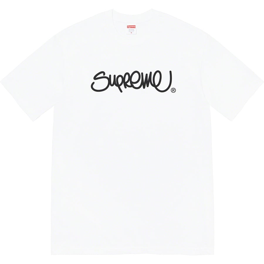 Details on Handstyle Tee White from spring summer
                                                    2022 (Price is $40)