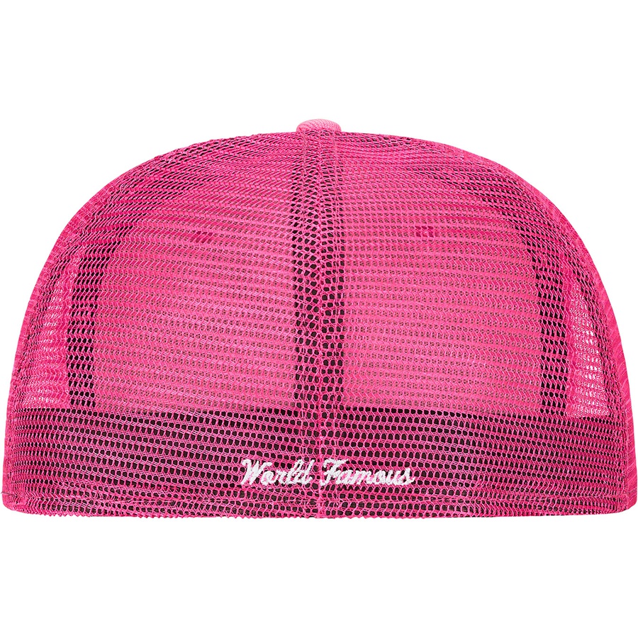 Supreme Box Logo Mesh Back New Era (SS22) - Pink - $48