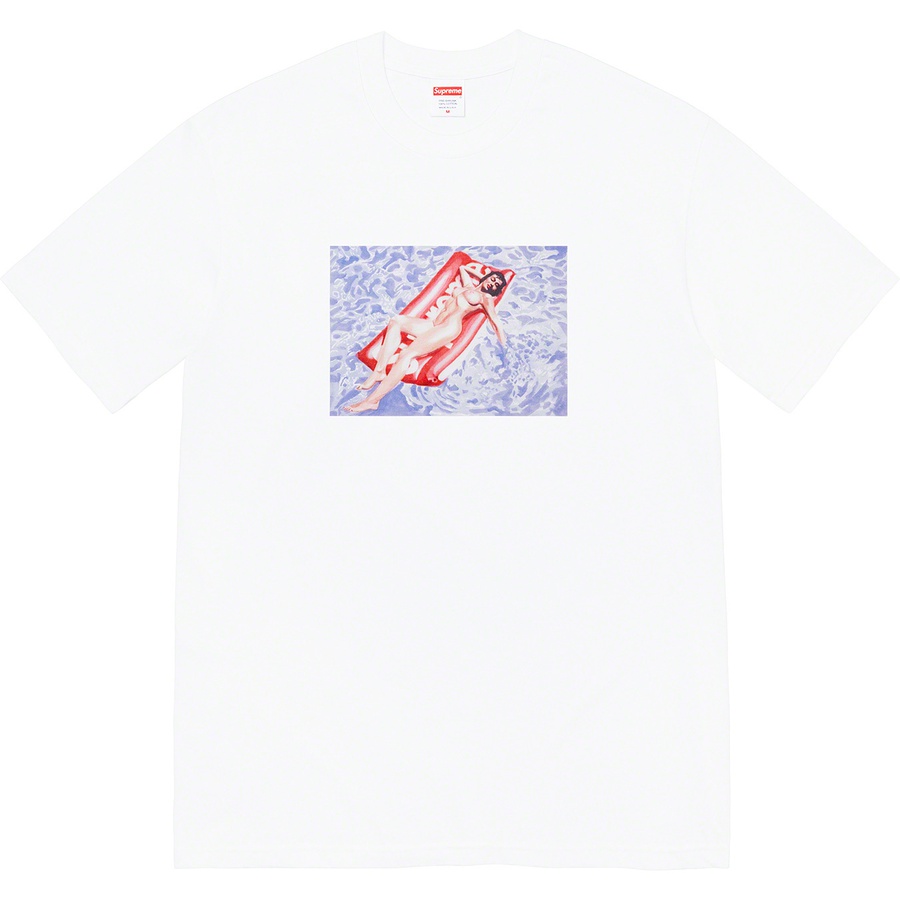 Details on Float Tee White from spring summer 2022 (Price is $40)