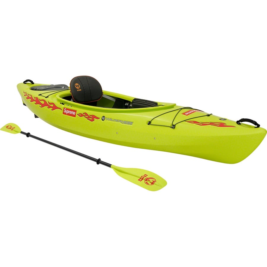 Details on Supreme Wilderness Systems Aspire 105 Kayak + Paddle Fluorescent Yellow from spring summer
                                                    2022 (Price is $1600)