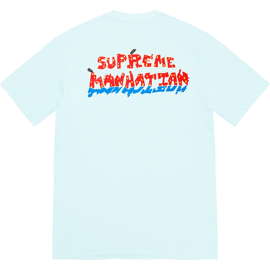 Details on Manhattan Tee Pale Blue from spring summer 2022 (Price is $40)
